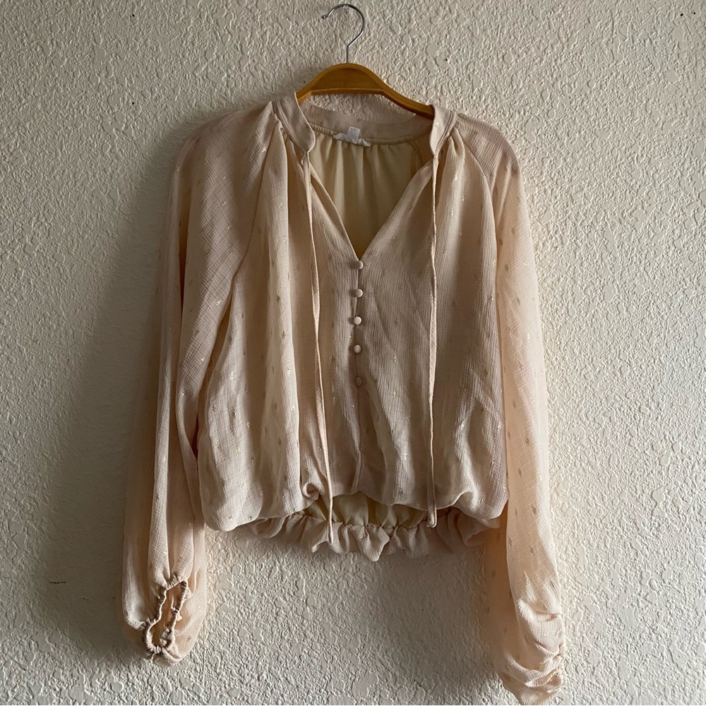 Blu Pepper Gold Blouse